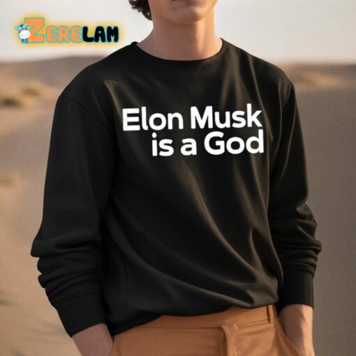 Joe Biden Elon Musk Is A God Shirt