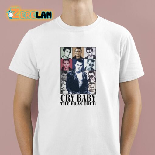 Johnny Depp Cry Baby The Eras Tour Shirt