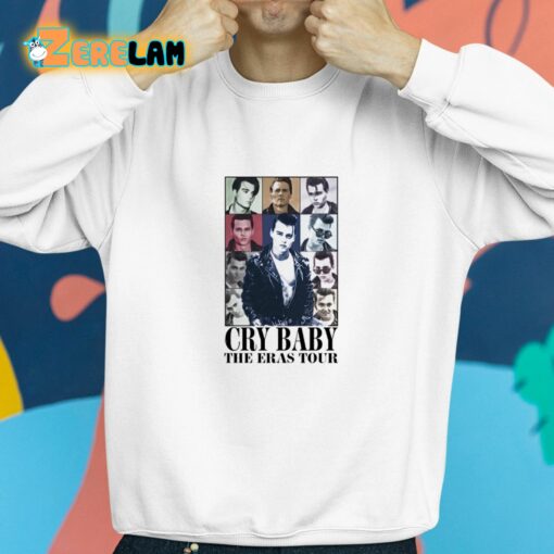 Johnny Depp Cry Baby The Eras Tour Shirt