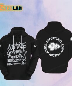 Kansas City Chiefs Justice Opportunity Equity Freedom Hoodie