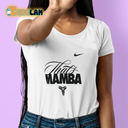 Kobe That’s Mamba Shirt