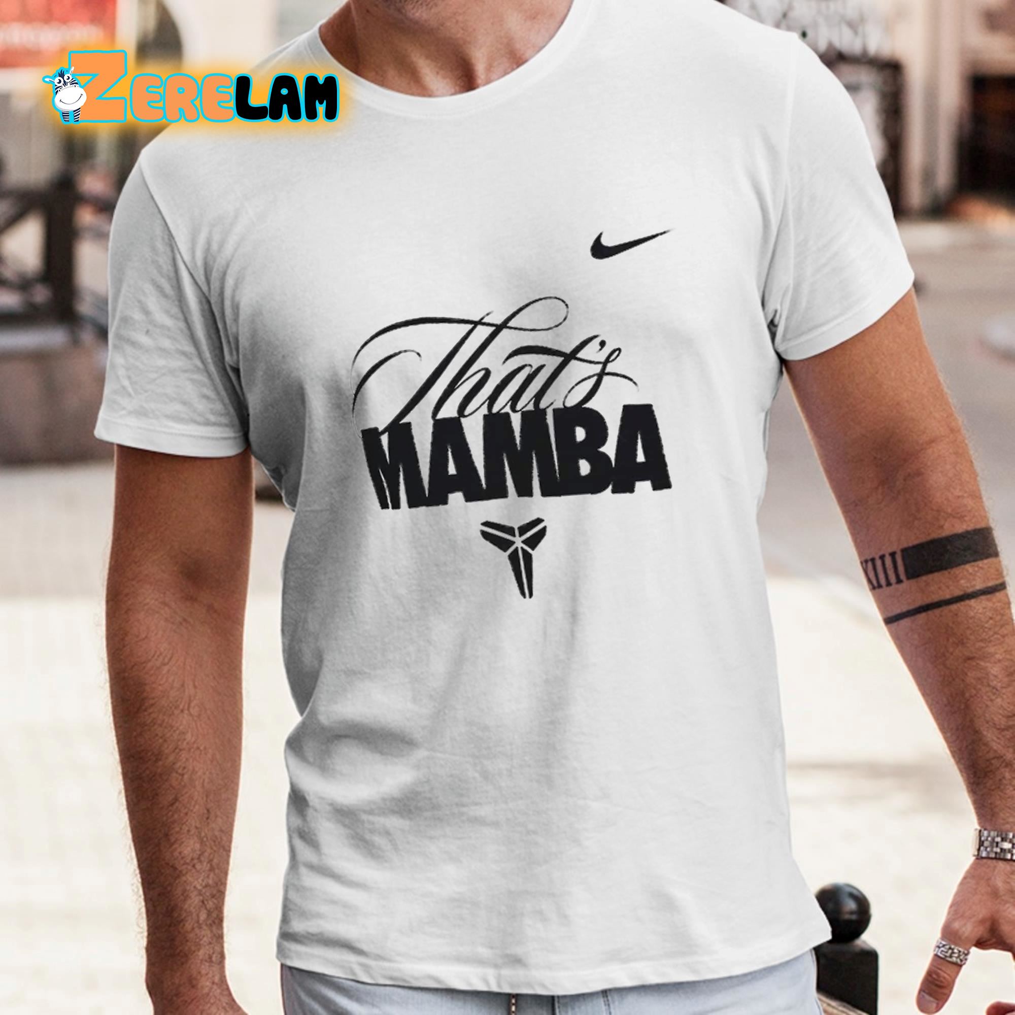 Lakers mamba hot sale t shirt