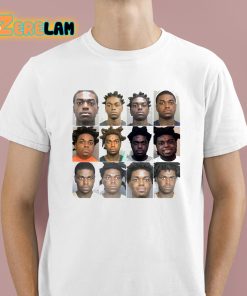 List Of Kodak Black’S Mugshots Shirt