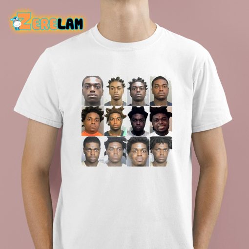 List Of Kodak Black’S Mugshots Shirt