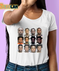 List Of Kodak BlackS Mugshots Shirt 6 1