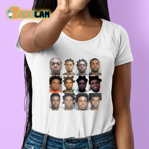 List Of Kodak Black’S Mugshots Shirt