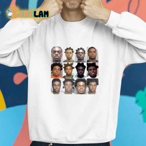 List Of Kodak Black’S Mugshots Shirt