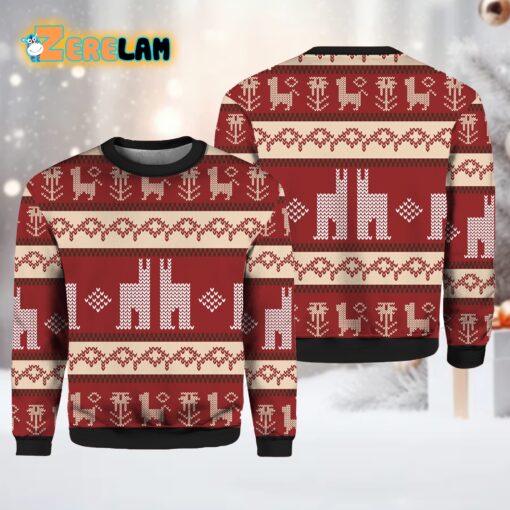 Llama Christmas Ugly Christmas Sweater