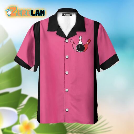 Make Bowling Great Again Pink Hawaiian Shirt For Men & Women