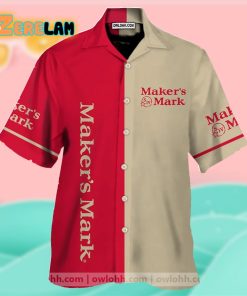 Makers Mark Bourbon Hawaiian Shirt