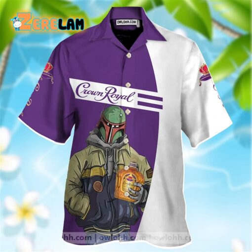 Mandalorian And Crown Royal Hawaiian Shirt