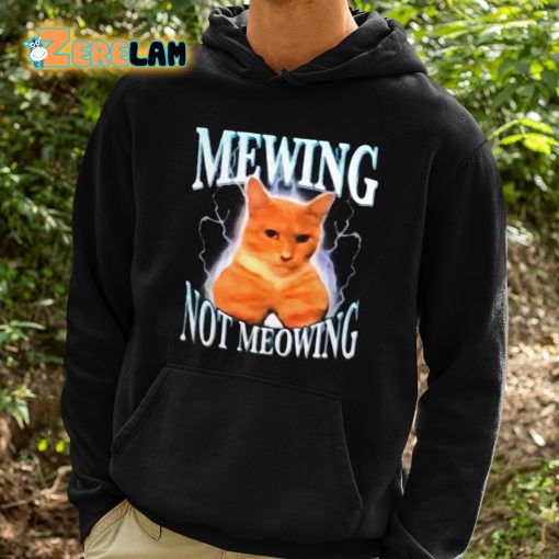 Mewing Not Meowing Shirt