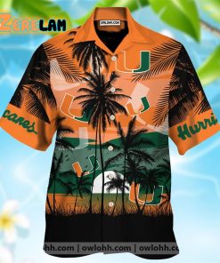 Miami Hurricanes Tropical Hawaiian Shirt