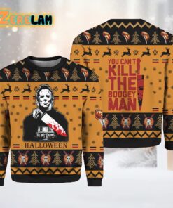 Michael Myers You Can’t Kill The Boogeyman Ugly Christmas Sweater
