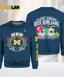 Michigan Playoff 2024 Rose Bowl Hoodie
