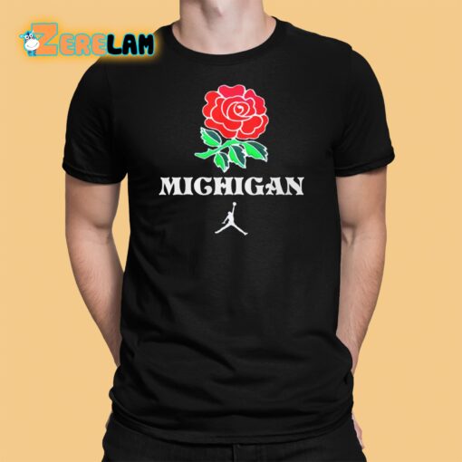 Michigan Rose 1998 Rose Bowl throwback Shirt