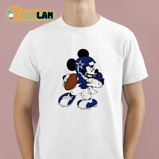 Mickey Mouse Dallas Cowboys Football Shirt