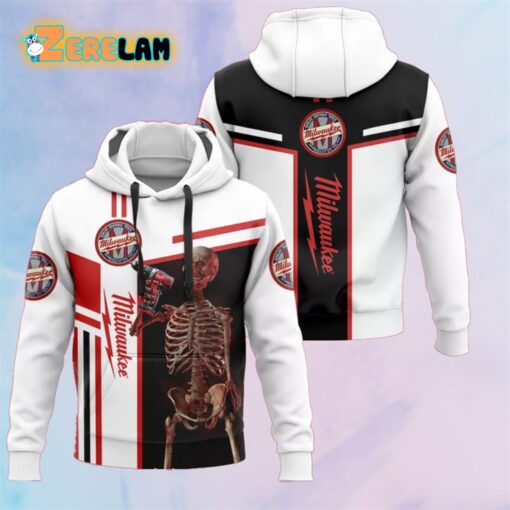 Milwaukee Skull 3D Apparels Hoodie