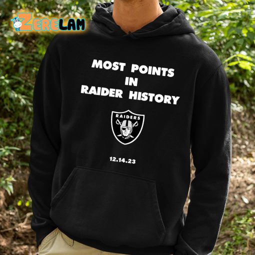 Most Points In Raider History 12.14.23 Shirt