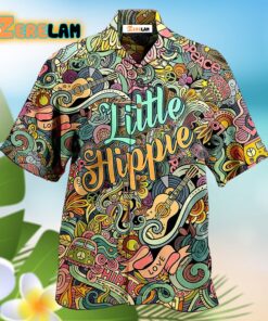 Music Love Guitar Peace Life Color Little Hippie Hawaiian Shirt