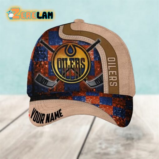 NHL Edmonton Oilers Custom Name Cap