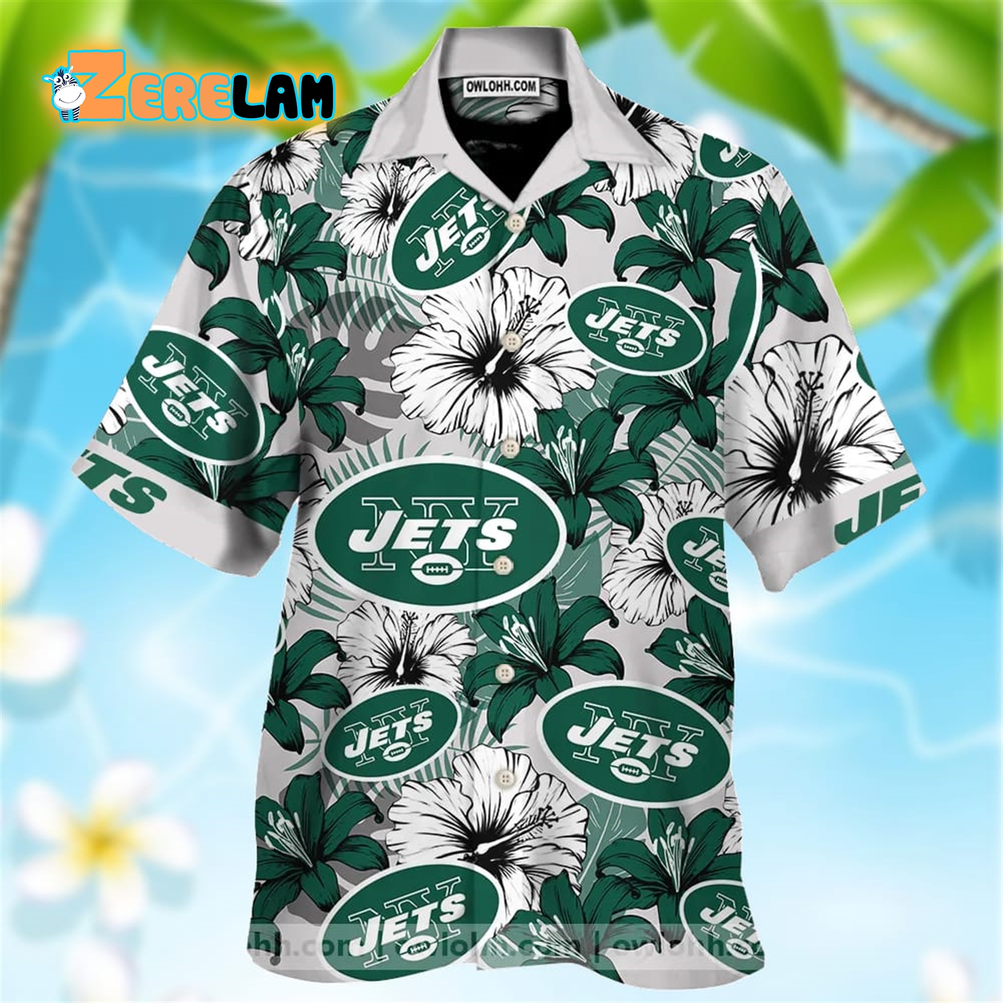 Jets hawaiian sale shirt