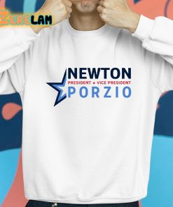 Newton President Vice President Porzio Shirt 8 1