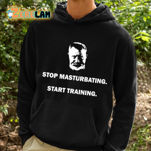 Nick Delgadillo Stop Masturbating Start Training Shirt