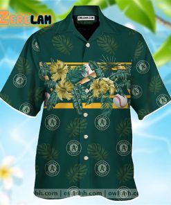 Oakland Athletics Short Sleeve Hawaiian Shirt