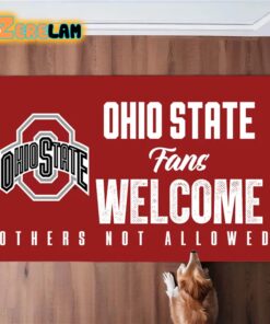 Ohio State Fans Welcome Others not Allowed Doormat