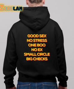 Oomf Magazine Good Sex No Stress One Boo No Ex Small Circle Big Checks Shirt