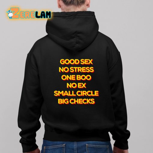 Oomf Magazine Good Sex No Stress One Boo No Ex Small Circle Big Checks Shirt