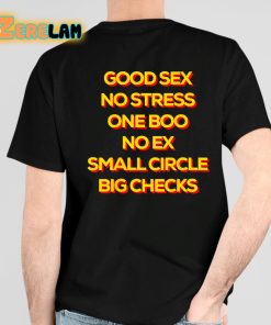 Oomf Magazine Good Sex No Stress One Boo No Ex Small Circle Big Checks Shirt 4 1