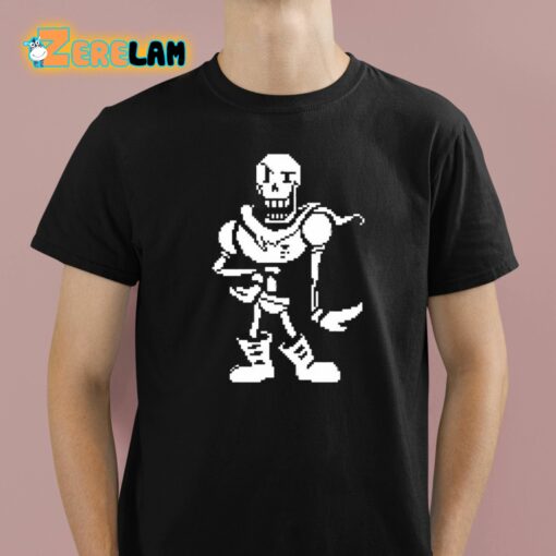 Papyrus Battle Sprite Shirt