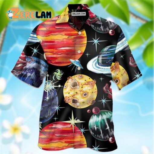 Planet Black Style Hawaiian Shirt