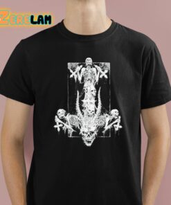 Riddickart Black Unholy Skeleton Shirt 1 1