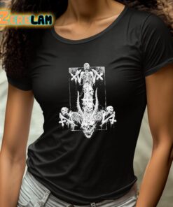 Riddickart Black Unholy Skeleton Shirt 4 1