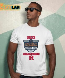 Rutgers Football 2023 Bad Boy Mowers Champions Shirt