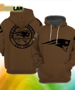 Salute To Service Veterans Day Brown Hoodie