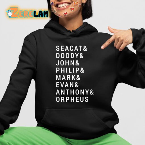 Seacat Doody John Philip Mark Evans Anthony Orpheus Shirt