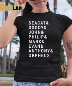 Seacat Doody John Philip Mark Evans Anthony Orpheus Shirt 6 1
