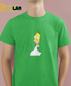 Sean Ferrick Homer Simpson Backs Into Bushes Meme Shirt 4 1