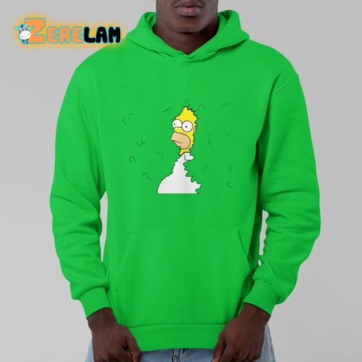 Sean Ferrick Homer Simpson Backs Into Bushes Meme Shirt