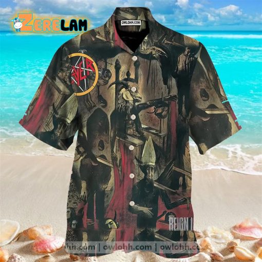 Slayer Angel Of Death Hawaiian Shirt