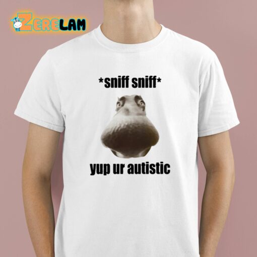 Sniff Sniff Yup Ur Autistic Shirt