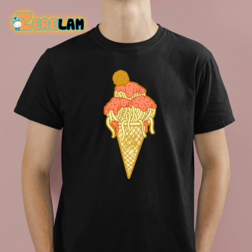 Spag Heddy Pasta Cone Shirt