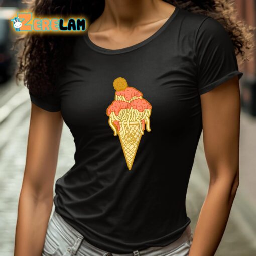 Spag Heddy Pasta Cone Shirt