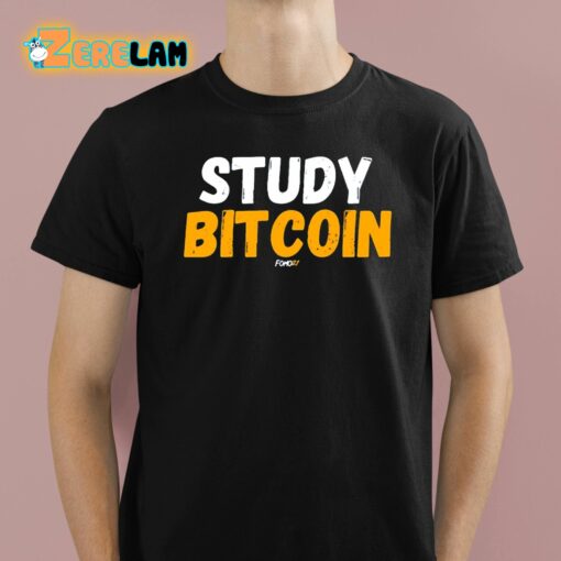 Study Bitcoin Graphic Shirt