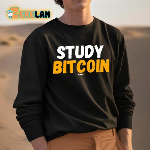 Study Bitcoin Graphic Shirt