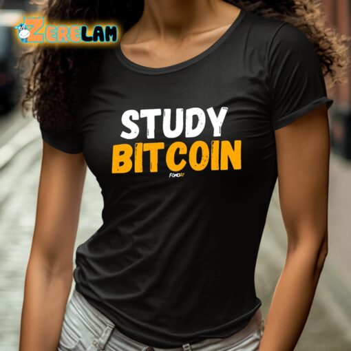 Study Bitcoin Graphic Shirt